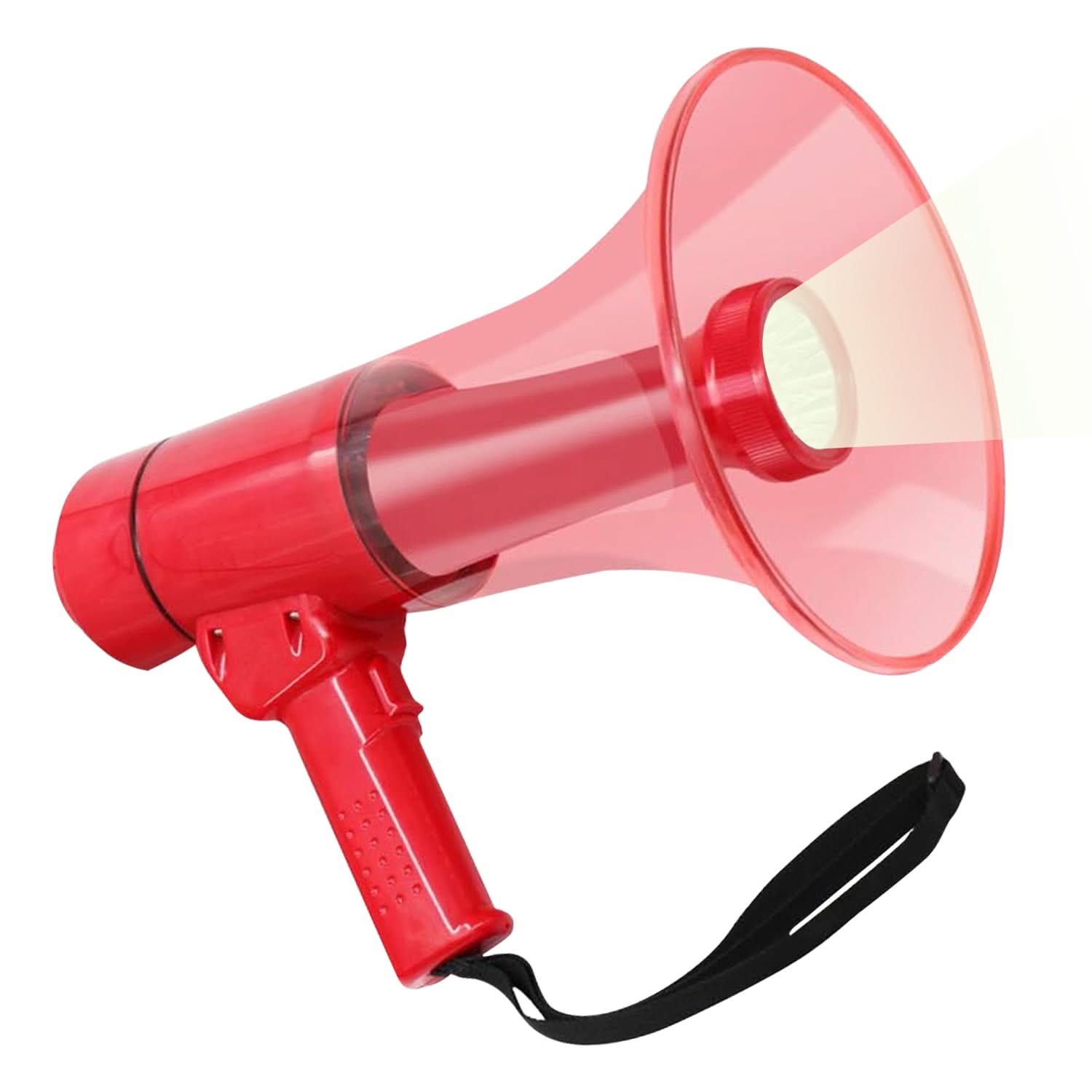 5Core Megaphone Bullhorn Speaker w Siren LED Light Adjustable Volume Bull Horn-0