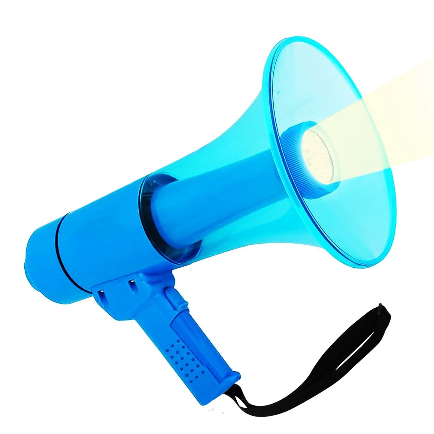 5Core Megaphone Bullhorn Speaker w Siren LED Light Adjustable Volume Bull Horn-0