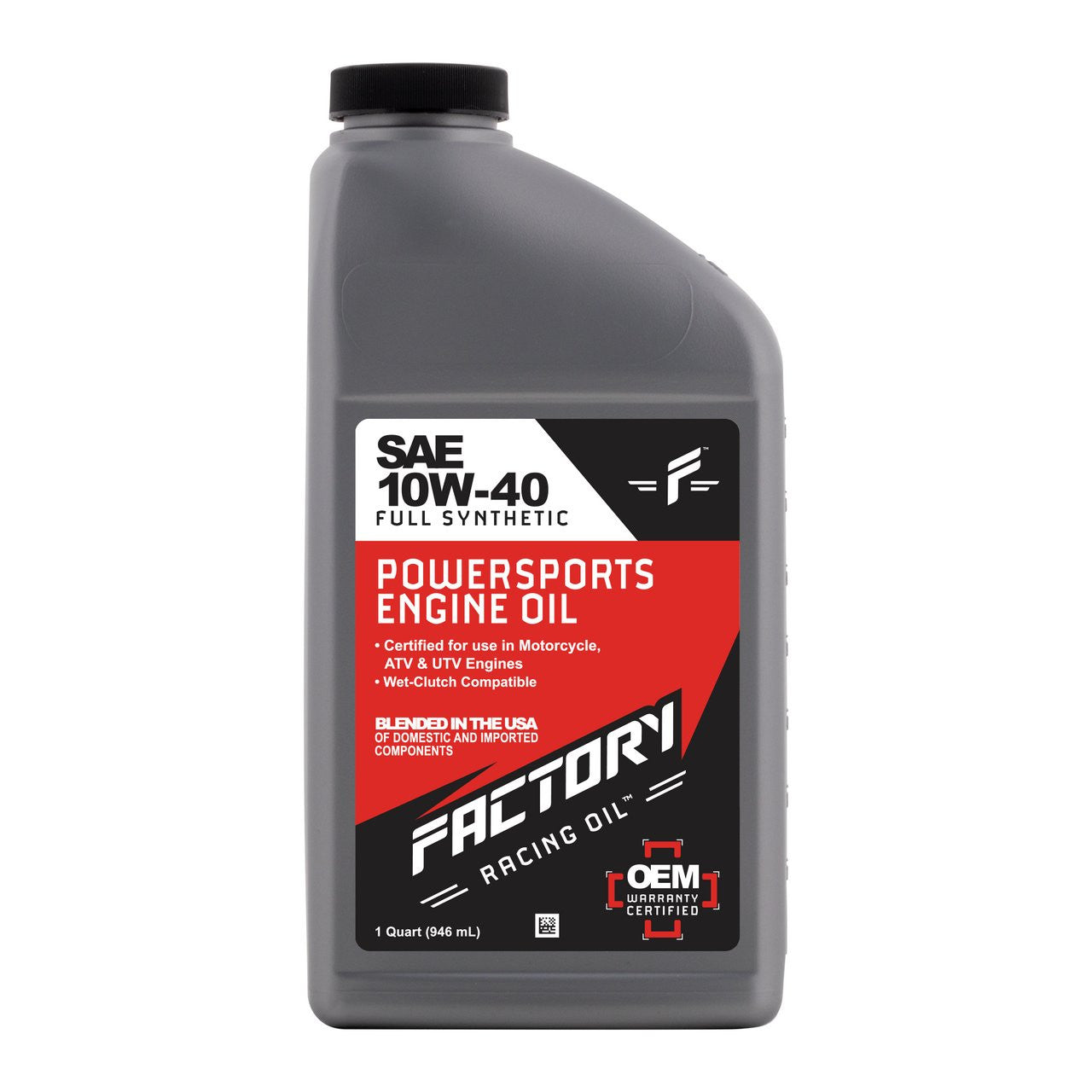 Factory Racing Parts SAE 10W-40 Full Synthetic 6 Quart Oil Change Kit compatible with Kawasaki ZX1000 H2 Ninja-1